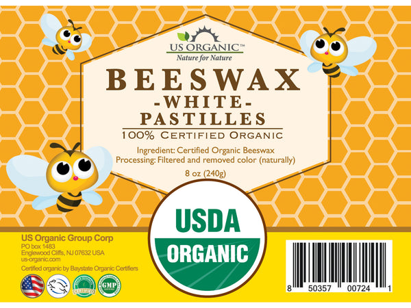 Natural Beeswax Pastilles by Make Market, Size: 4, White