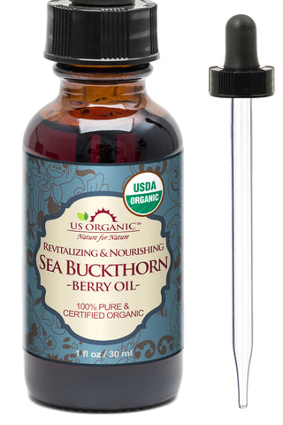 Deve Herbes Pure Sea Buckthorn Oil Hippophae Rhamnoides 100 Natural Therapeutic Grade Cold Pressed 15ml 0.50 oz