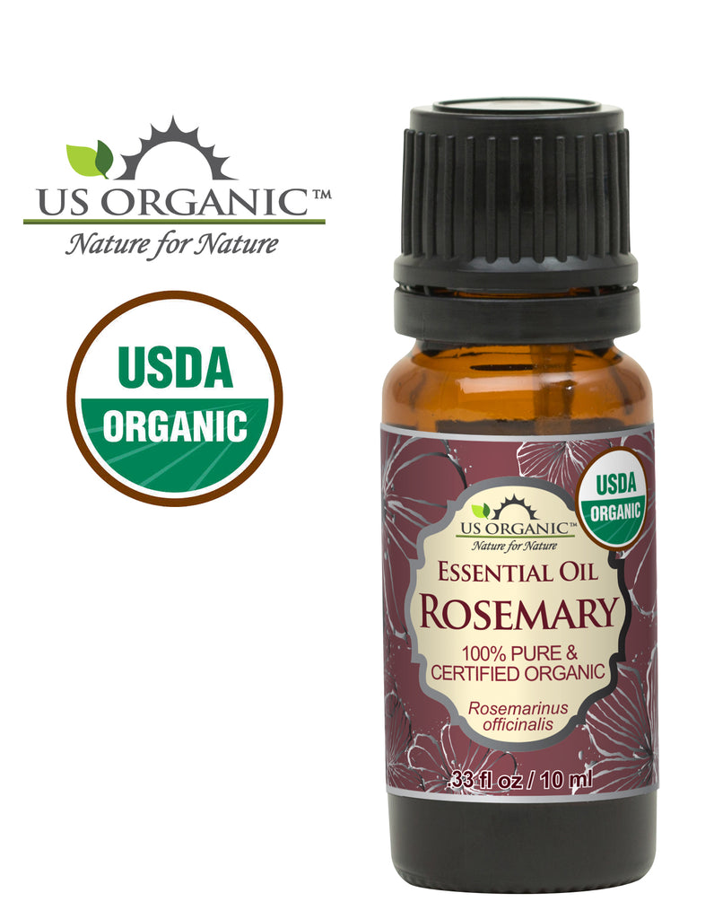 UpNature Organic Rosemary Essential Oil – USDA Certified Organic, 100% Pure  Rosemary Oil for Hair Growth, Nourishing Scalp Strengthening Hair Oil 
