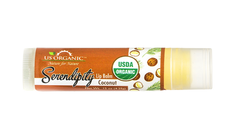 USDA Organic Lip Balm 4-Pack – Creamy Coconut Flavor with Beeswax